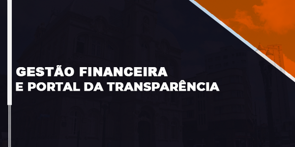 Banner do curso Gestão Financeira e Portal da Transparência